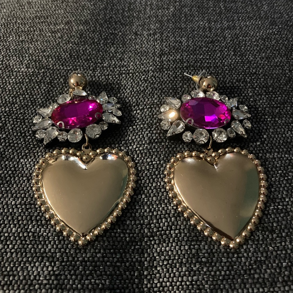 Statement Heart Earrings